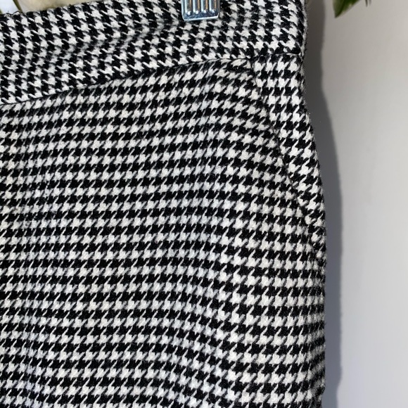 ZARA Basics straight leg houndstooth pants - Picture 4 of 5